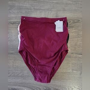 Women's maternity over the belly underwear 3pk size S NWT